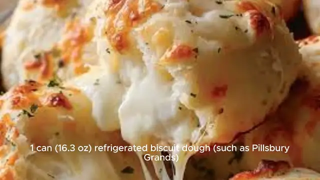 Video thumbnail for Gooey Mozzarella Biscuit Bombs