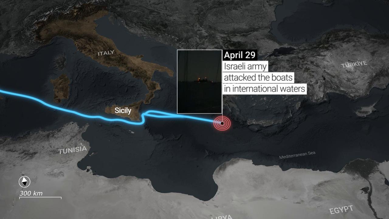 Video thumbnail for Greece: MOTION GRAPHICS – Sumud Flotilla set to sail for ‘Spring 2026 Mission’.