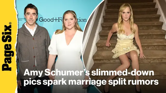 Video thumbnail for Amy Schumer sparks Chris Fischer split rumors after revealing slimmed-down photos
