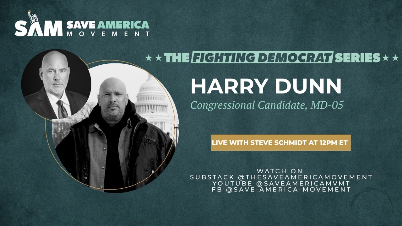 Video thumbnail for Save America Movement Fighting Democrat Series: A Conversation with Harry Dunn