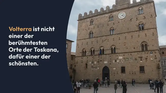 Video thumbnail for Die besten Sehenswürdigkeiten in Volterra