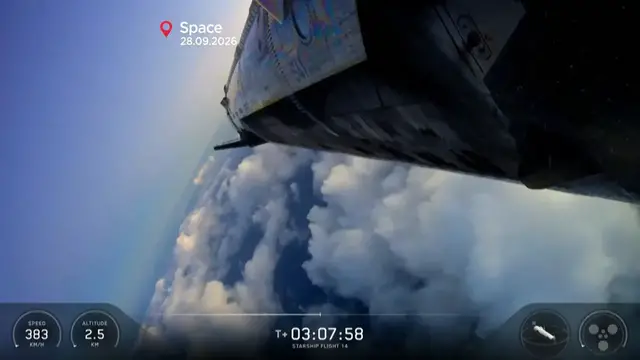 Video thumbnail for SpaceX’s Starship reaches orbit for the first time