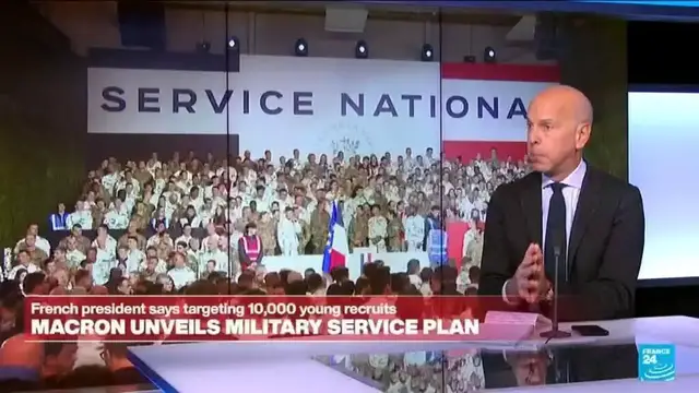 Video thumbnail for What's behind France's new voluntary military service ?