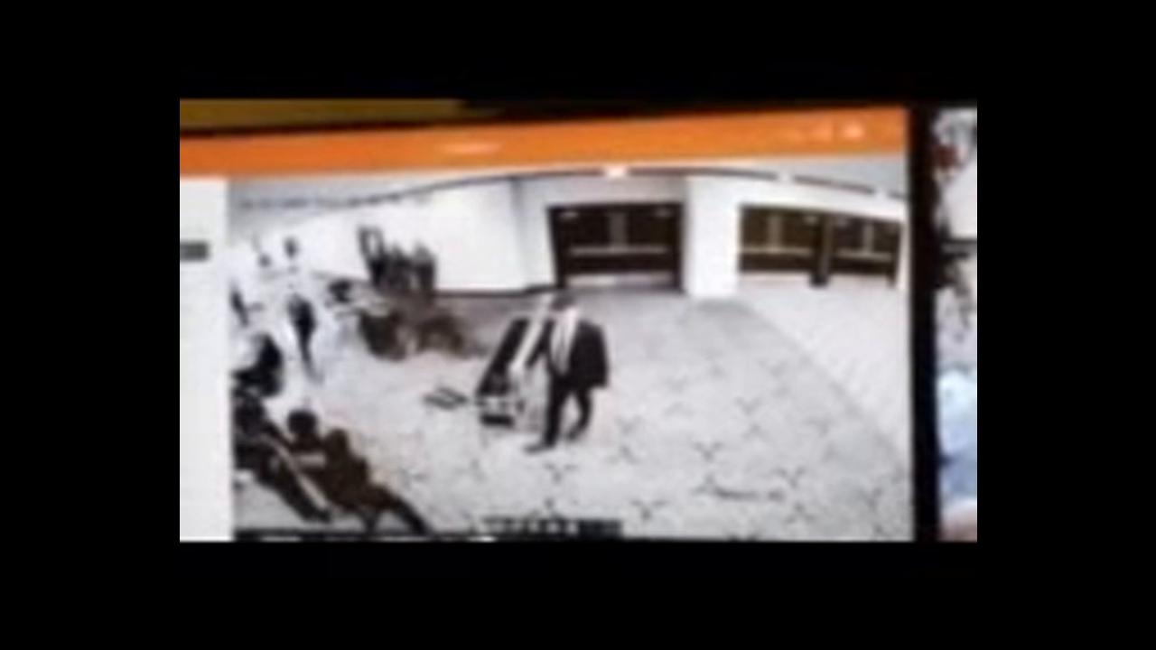 Video thumbnail for WATCH: Armed man storms towards ballroom with Donald Trump inside in shocking footage