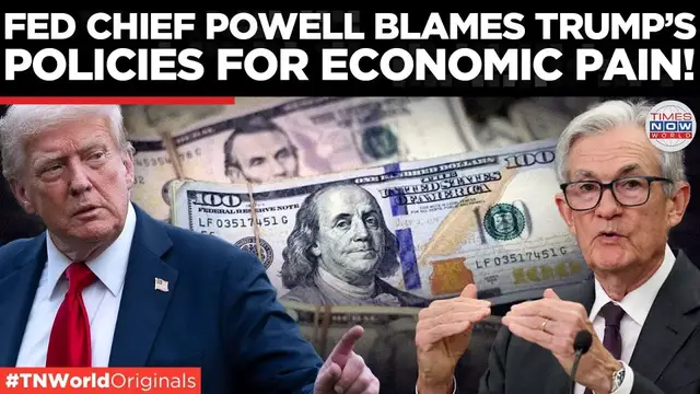 'Video thumbnail for Fed Chair Powell Exposes Trump’s Trade War Damage to US Jobs & Growth | Times Now World'