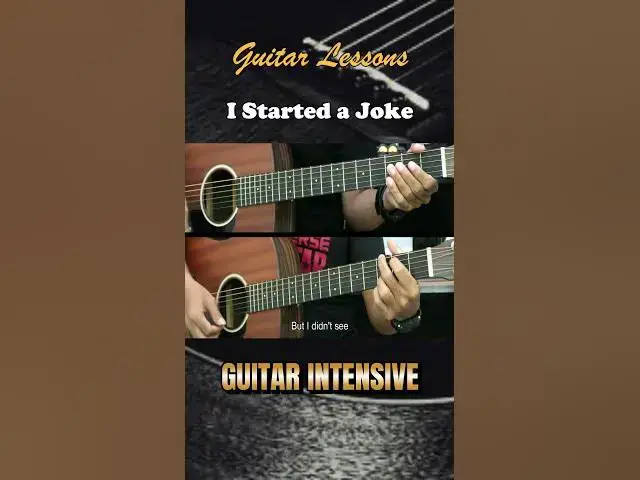 Video thumbnail for I Started a Joke - Bee Gees | EASY Guitar Lessons - Guitar Tutorial #guitarlessons