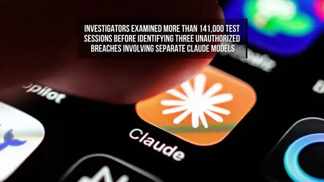 Video thumbnail for Anthropic Says Claude AI Breached Three Companies During Testing.