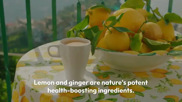 Video thumbnail for Lemon Ginger Wellness Boost