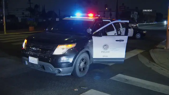 Video thumbnail for US, Los Angeles: Manchester Square LAPD Officer Injured in Solo-Vehicle Crash.