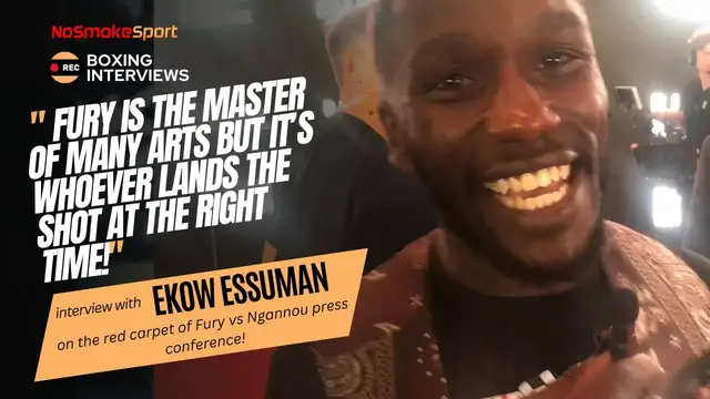 Video thumbnail for Ekow Essuman Gives His Thoughts On Tyson Fury Vs Francis Ngannou At Todays Press Conference