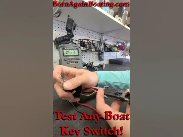 'Video thumbnail for Testing A Boats Key Switch! #SHORTS'