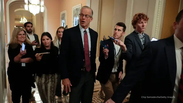 'Video thumbnail for Congress is three weeks from shutdown and miles from a spending deal'
