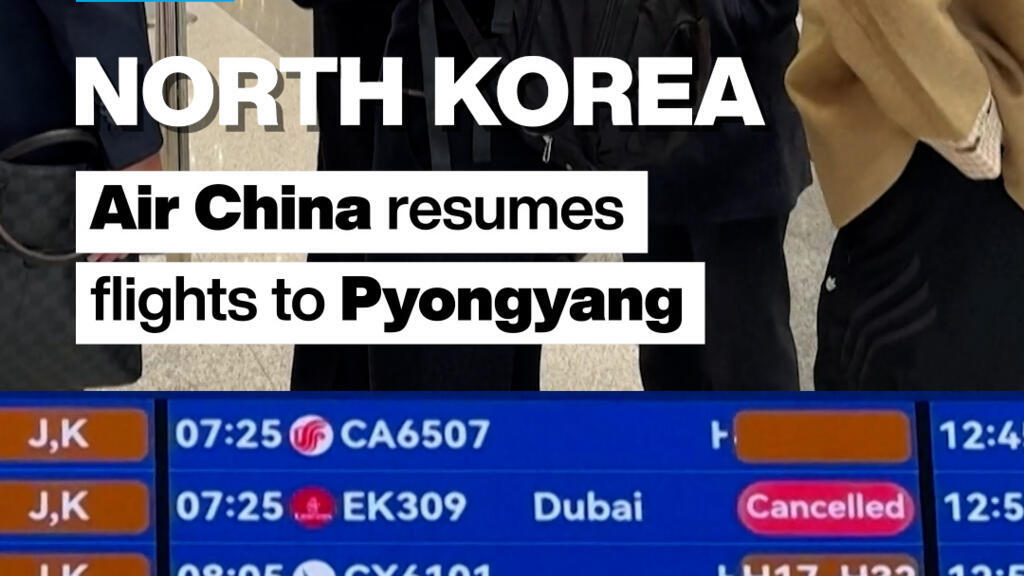 Video thumbnail for Air China resumes flights to North Korea after six-year pause