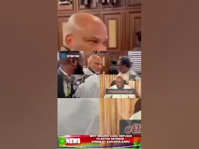Video thumbnail for Why Nnamdi Kanu Refuses To Enter Defence   Kingsley Kanunta Kanu