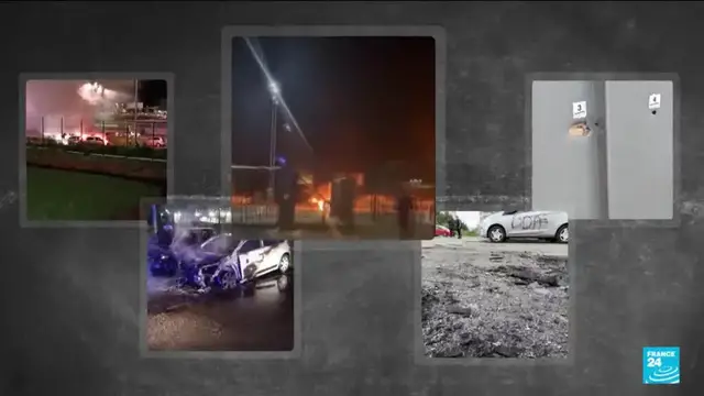 'Video thumbnail for At least six French prisons targeted with arson and gunfire'