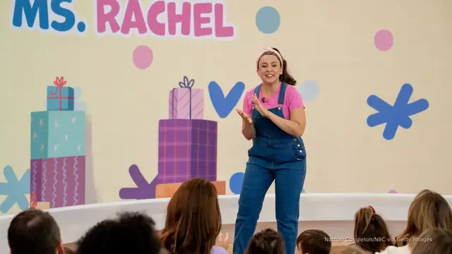 Video thumbnail for Ms. Rachel breaks silence on Gaza posts amid calls for DOJ investigation