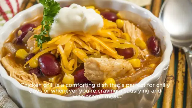 Video thumbnail for Chicken Chili Recipe