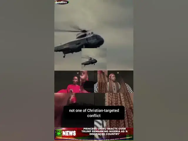 Video thumbnail for Princess Oniru Reacts Over Trump Remarking Nigeria As 'A Disgraced Country'