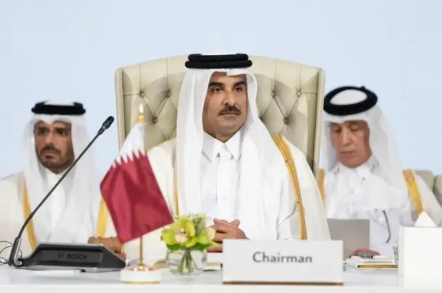'Video thumbnail for Arab, Muslim leaders unite at Doha summit following Israeli attack'