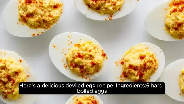Video thumbnail for deviled egg recipe