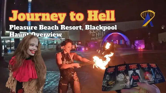 'Video thumbnail for Journey To Hell Overview from Pleasure Beach Resort, Blackpool England'