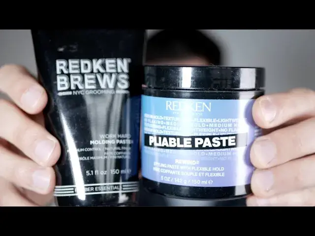 'Video thumbnail for Compared: Redken Brews Molding Paste vs Redken Pliable Paste'