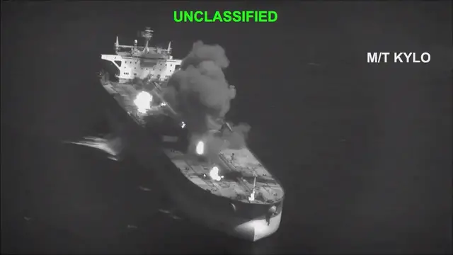 Video thumbnail for United States: U.S. Forces Strike Iranian Oil Tankers — CENTCOM.