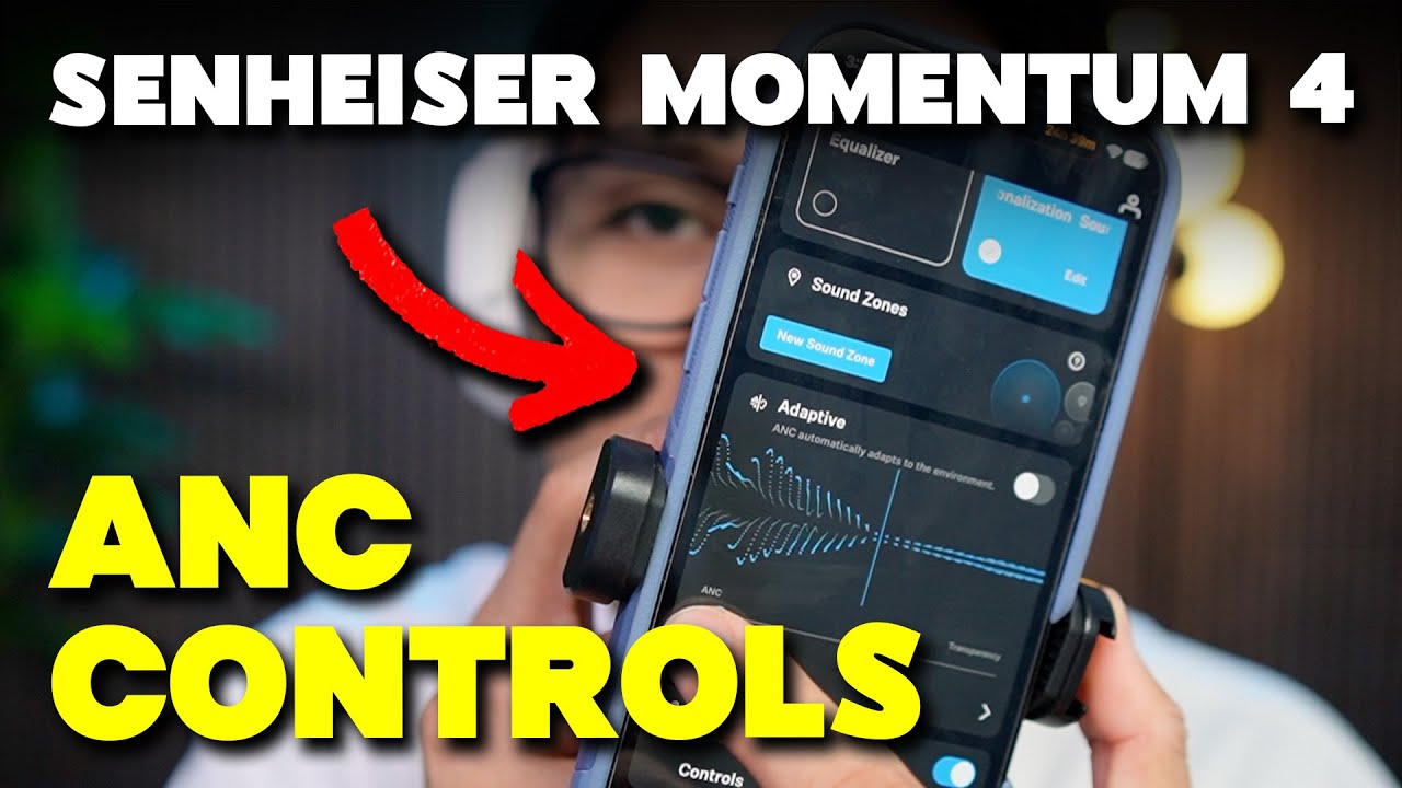 Video thumbnail for How to Turn On & Off Active Noise Cancellation on SENNHEISER Momentum 4
