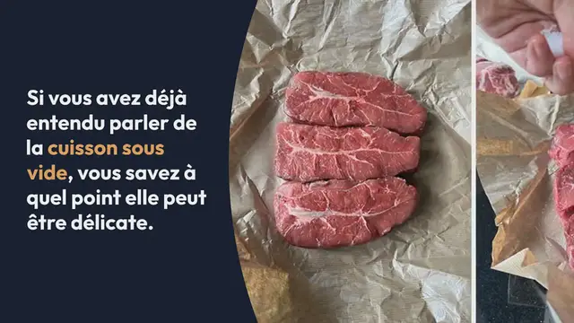 Video thumbnail for CUISSON SOUS VIDE BASSE TEMPÉRATURE | COMMENT CUIRE LA VIANDE?