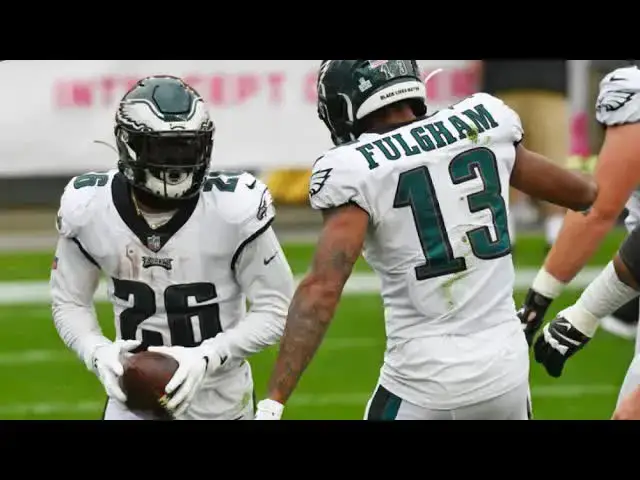 'Video thumbnail for Lord Brunson: travis fulgham: eagles' wide receiver room leader?'
