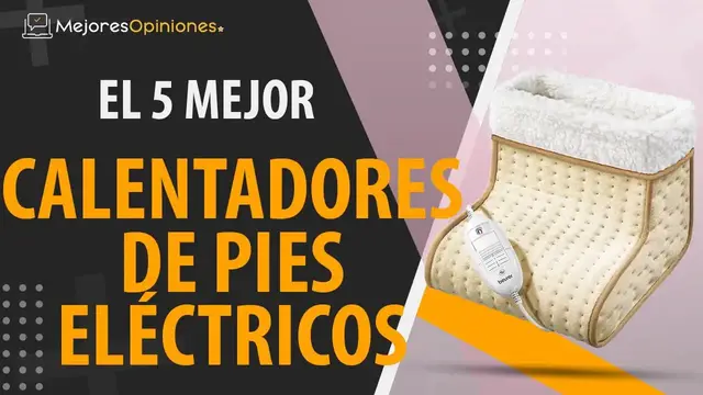Video thumbnail for ⭐️ MEJOR CALENTADOR DE PIES ELÉCTRICO - Reseñas y Guía de compra (Comparativa 2021)