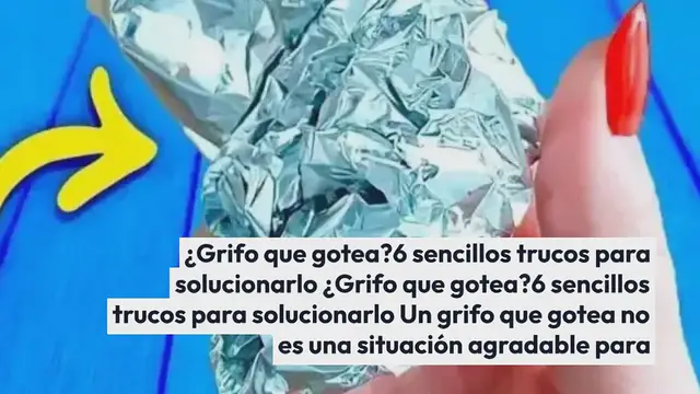 Video thumbnail for ¿Grifo que gotea? 6 sencillos trucos para solucionarlo: