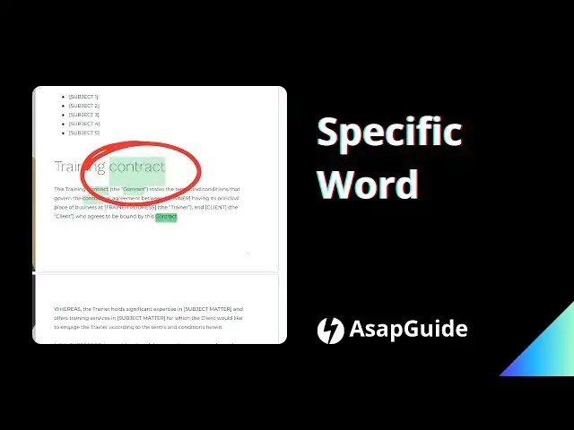 'Video thumbnail for How to Find a Specific Word in Google Docs'