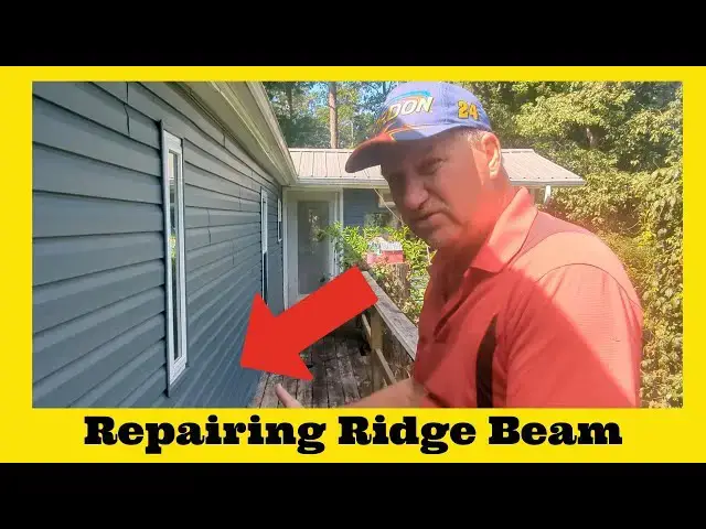 Video thumbnail for Repairing Double Wide Ridge Beam Pt 1