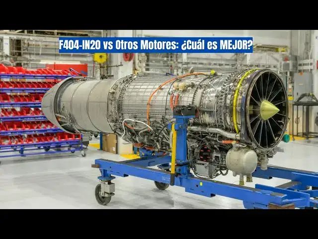 Video thumbnail for El Motor F404-IN20 de GE vs Otras Versiones: ¿Cuál es la Diferencia?