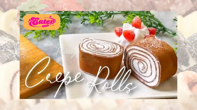 Video thumbnail for Yummiest Chocolate Crepe Roll Cake Recipe
