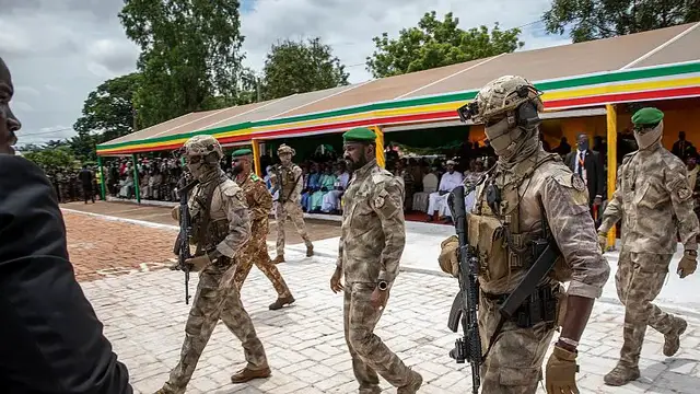 'Video thumbnail for Mali's military junta marks five years in power but elections still indefinitely postponed'
