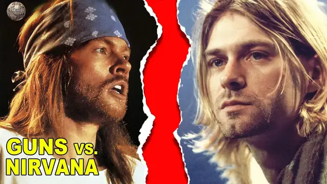 'Video thumbnail for The Petty Feud Between Guns n' Roses vs. Nirvana'