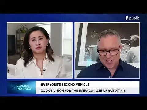 'Video thumbnail for Zoox Exec on Competing Against Waymo and Tesla for Robotaxi Dominance'