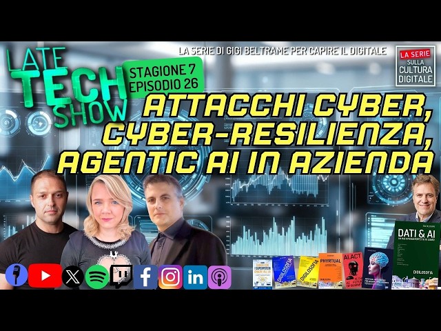 Video thumbnail for Attacchi Cyber, Cyber-resilienza e Agentic AI in azienda - S07e26