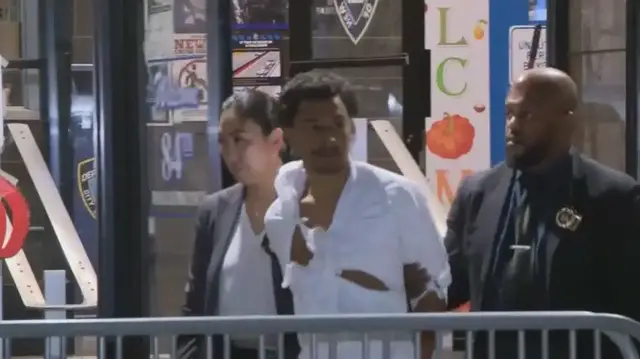 'Video thumbnail for Man accused of deadly Brooklyn subway attack allegedly carried samurai sword'