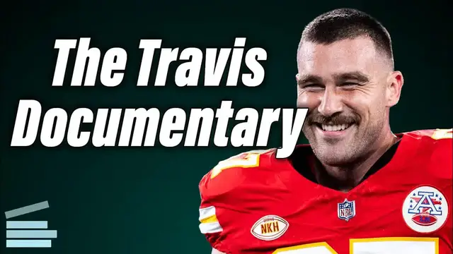 'Video thumbnail for athlete anthology: travis kelce's journey: from suspension to super bowl champ and taylor swift!'