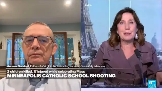 'Video thumbnail for Minneapolis catholic school shooting: 2 children killed and 17 injured'