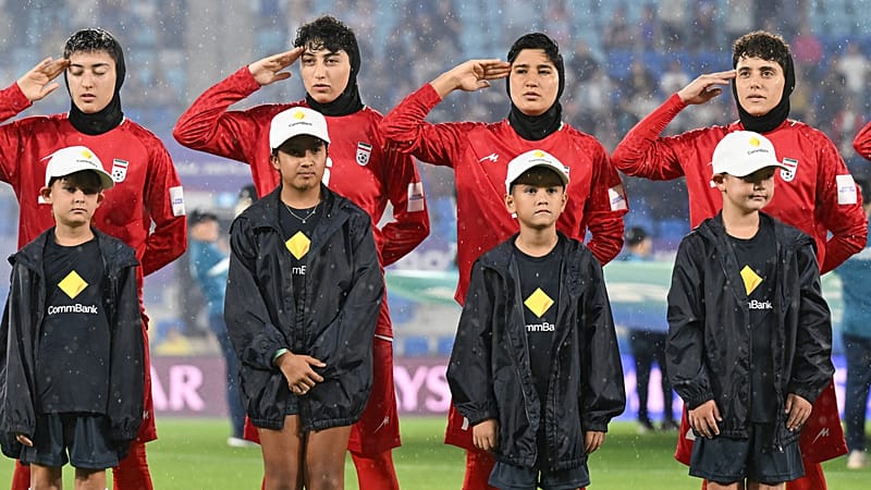 Video thumbnail for Six members of Iranian women's football team granted humanitarian asylum in Australia