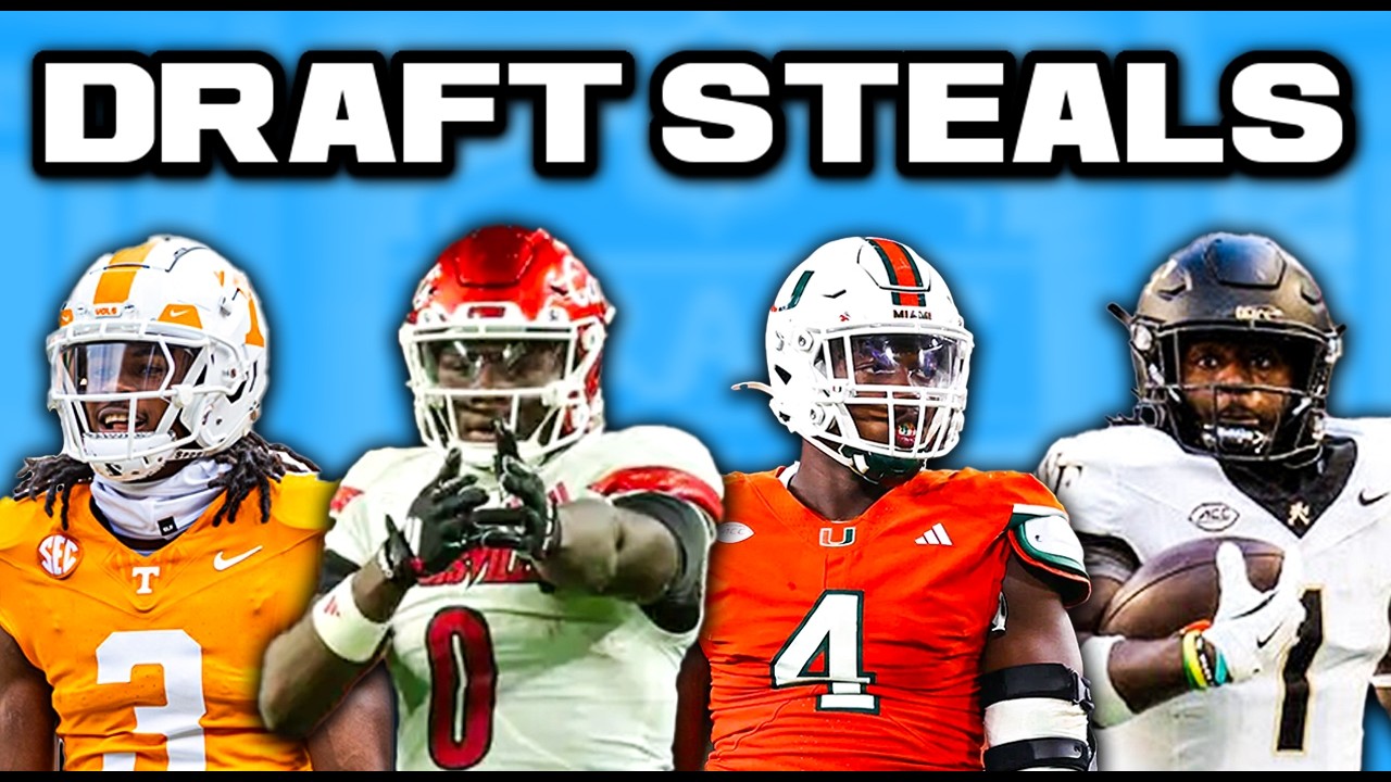 Video thumbnail for The Biggest Steals Of The 2026 NFL Draft