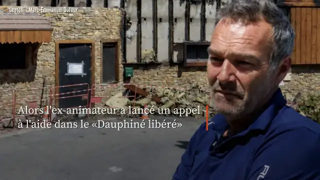 Video thumbnail for Marc-Emmanuel Dufour lance un appel de détresse après l'incendie de son restaurant.