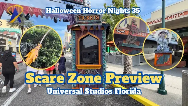 Video thumbnail for Horror Nights 2026 Scare Zone Preview, Fortnitemares and more! HHN 35