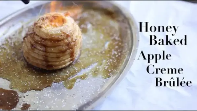 'Video thumbnail for Honey Baked Apple Creme Brûlée'