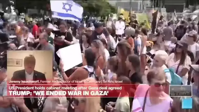 'Video thumbnail for Gaza ceasefire: 'Clear sense of relief, jubilation, that we're moving towards an actual deal''