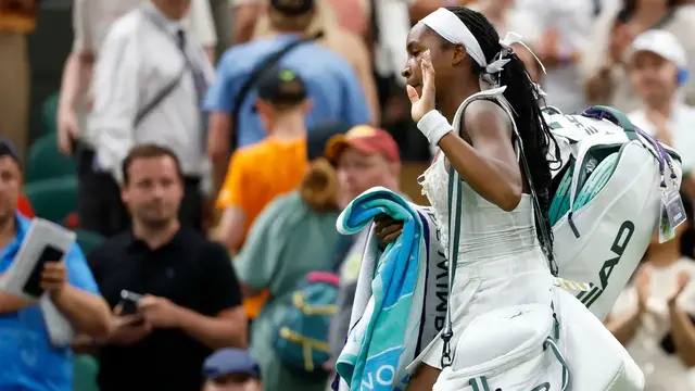 Video thumbnail for Coco Gauff Falters in First Round at Wimbledon